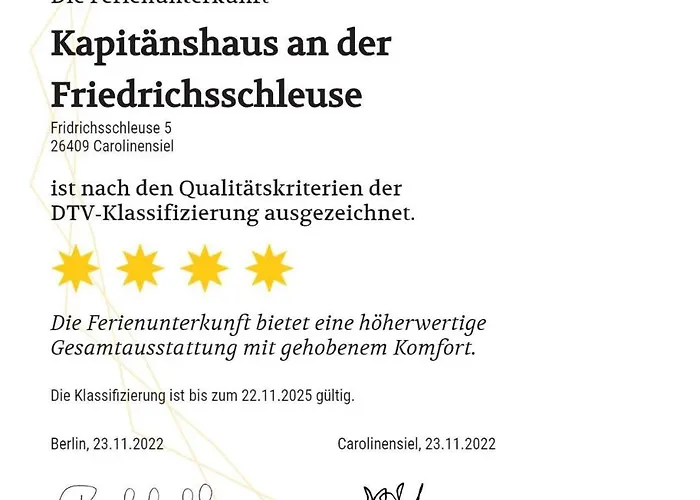 Kapitaenshaus An Der Friedrichsschleuse * Carolinensiel